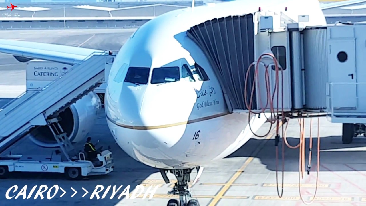 Airbus A330 Saudi Airlines TakeOff From Cairo l اقلاع الخطوط السعودية من مطار القاهرة l HD