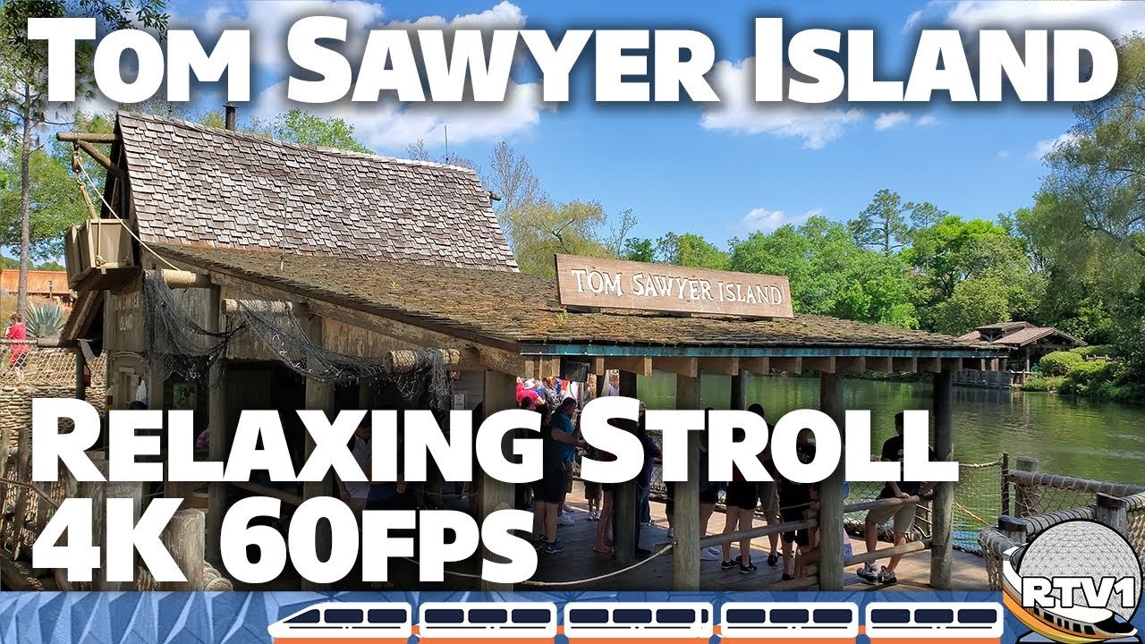 Tom Sawyer Island - Relaxing Stroll & Tour 2019  - Magic Kingdom - Walt Disney World