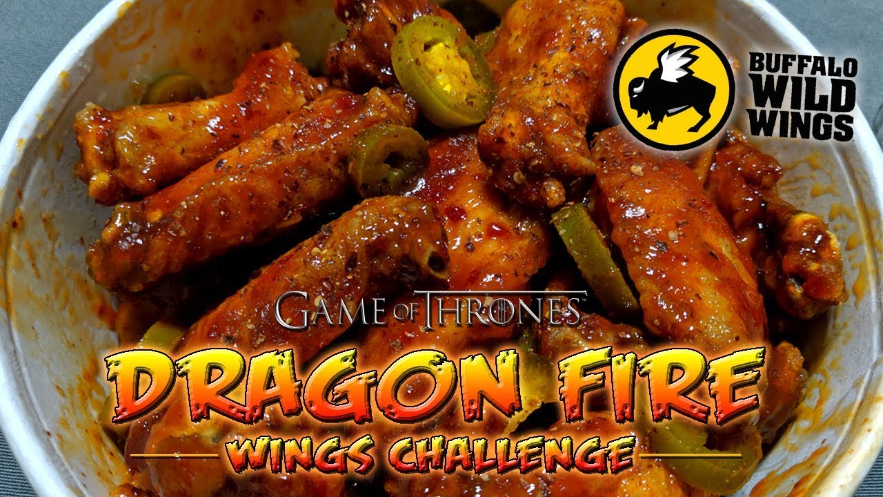 DRAGON FIRE WINGS CHALLENGE *GAME OF THRONES* │Buffalo Wild Wings