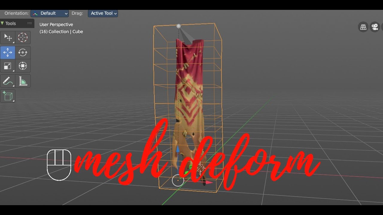Bforartists модификатор mesh deform