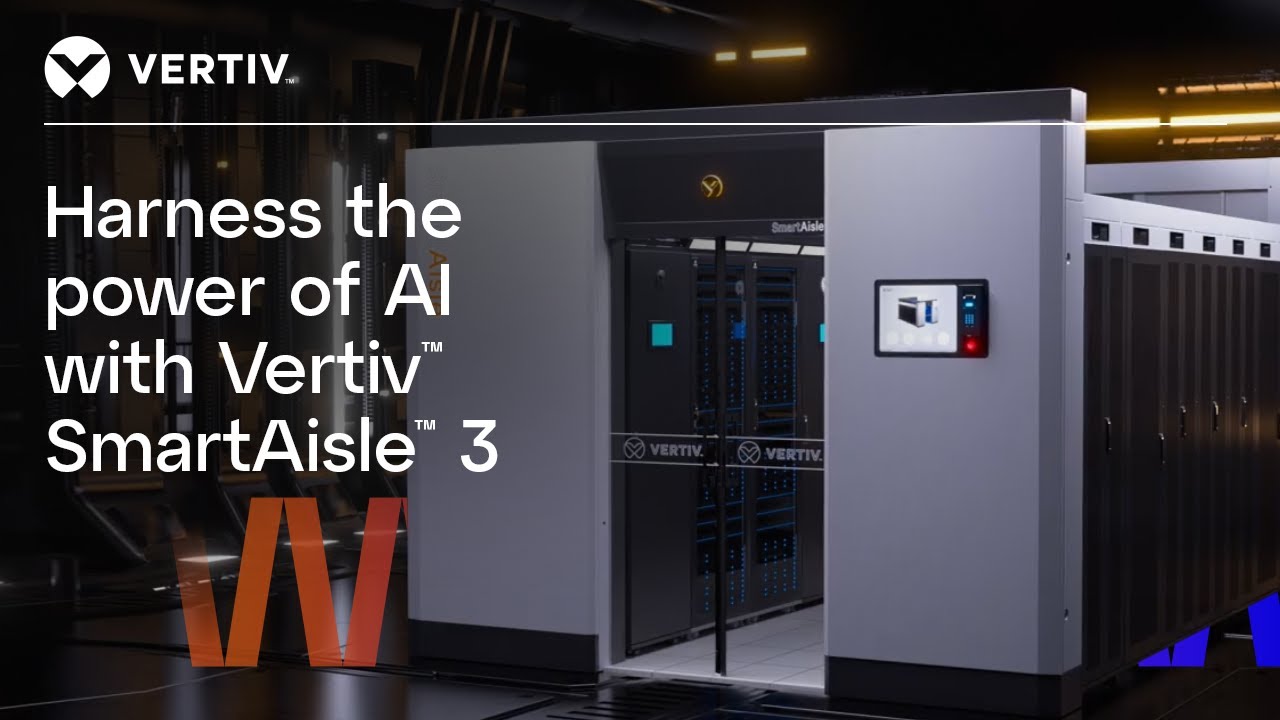 Harness the Power of AI with Vertiv™ SmartAisle™ 3 Micro Data Center