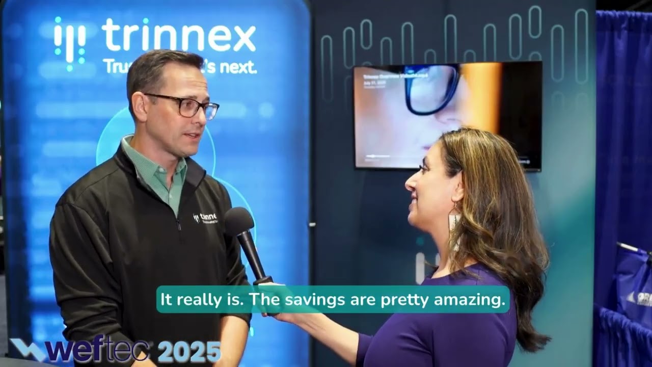 Trinnex at WEFTEC: Using AI and DSaaS for Water Utility Success