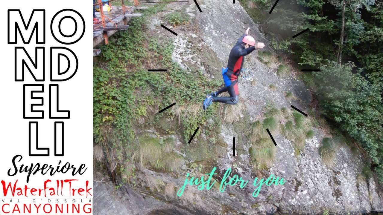Canyoning Rio Mondelli superiore - Waterfall Trek