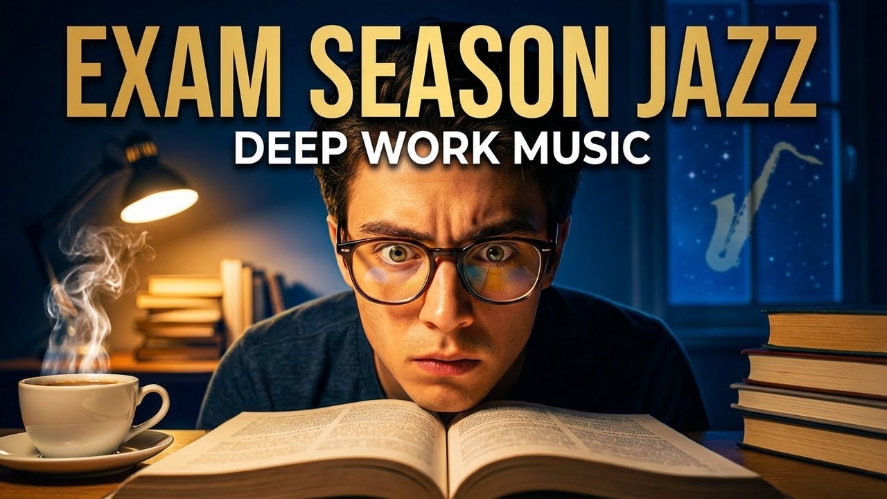 Exam Season Jazz | Deep Work Music for Maximum Productivity