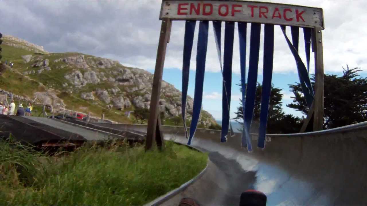 GoPro HD: Trip on Llandudno's Fast Tabbogan!