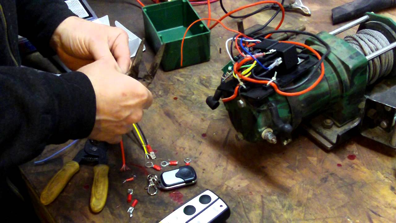 Replacing wireless remote receiver for winch