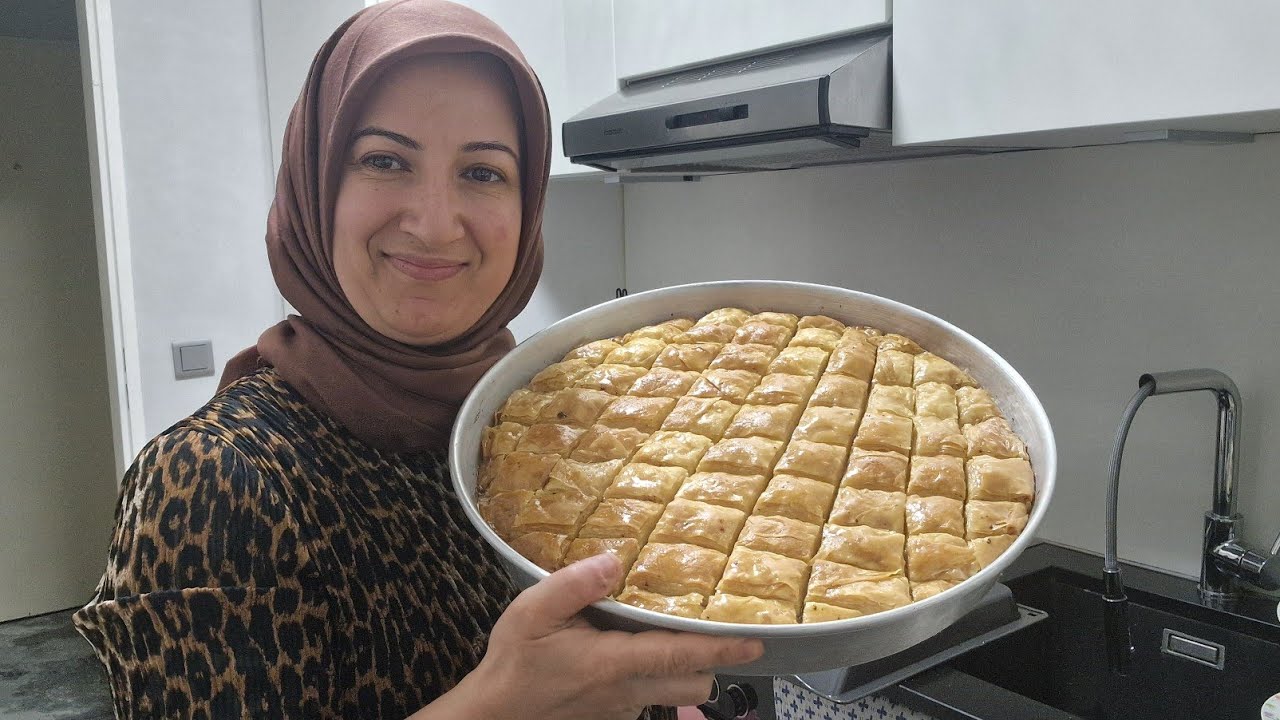 📢GÜNDE 20 TEPSİ SPARİŞ ALDIĞIM EV BAKLAVASI TARİFİ💯TÜM PÜF NOKTALARIYLA FINDIKLI EV BAKLAVASI