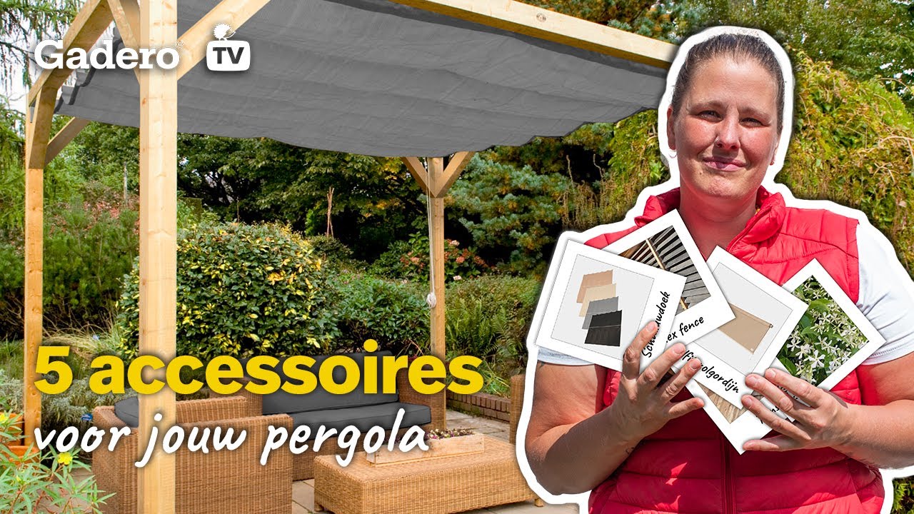 5 accessoires voor je Pergola!