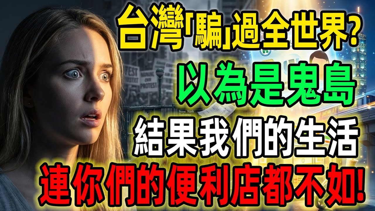 台灣是怎麼「騙」過全世界的？西方專家落地後集體破防：以為是鬼島，結果我們的生活連你們的便利店都不如！