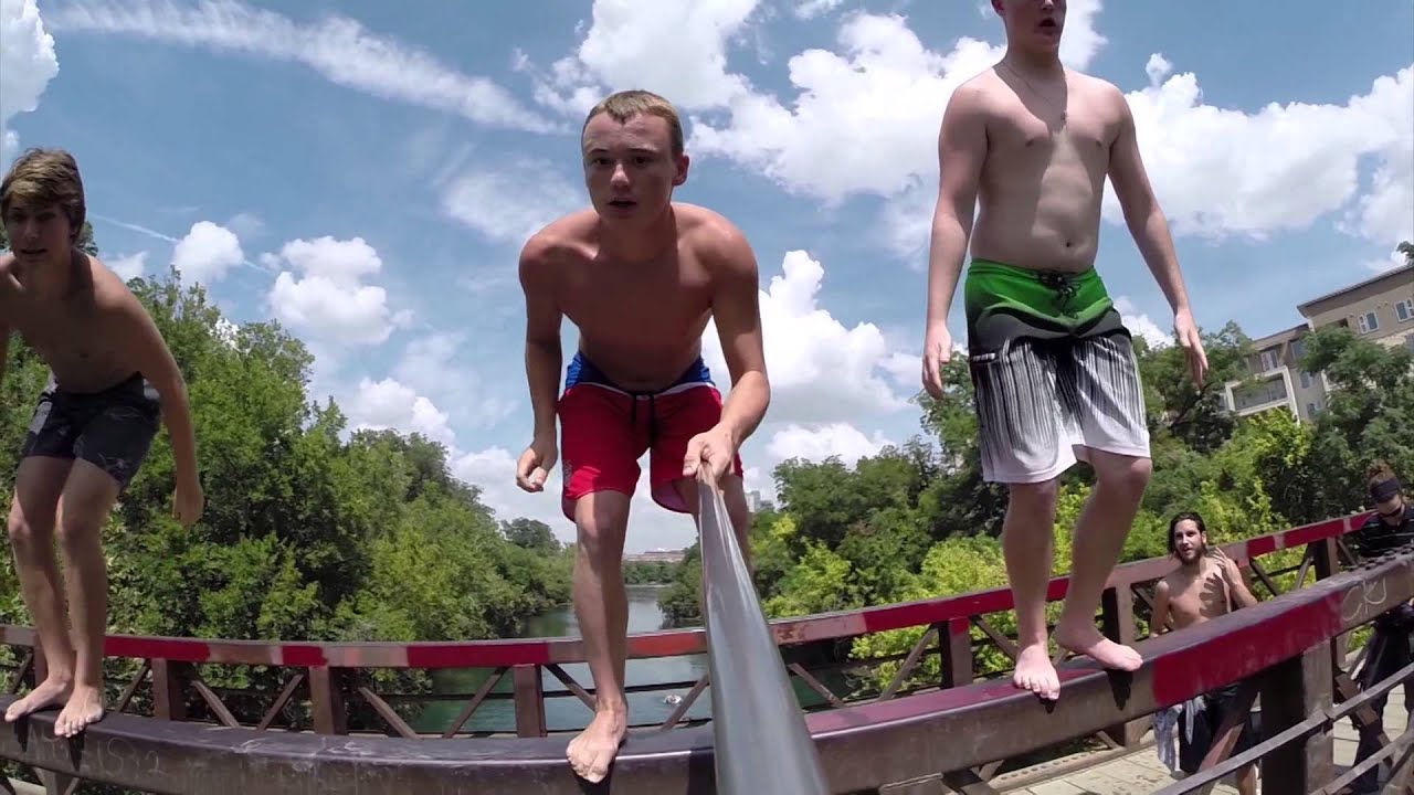 Barton Springs and Bridge Jumping Fun