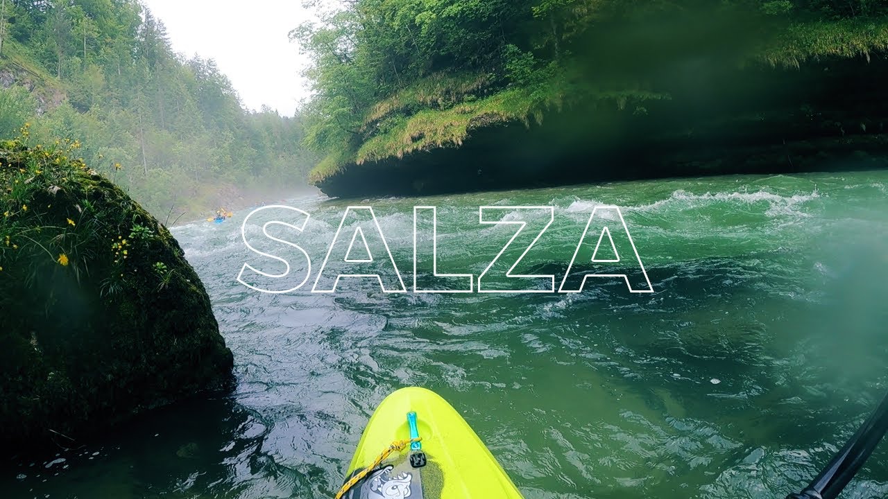 Kayaking on Salza river