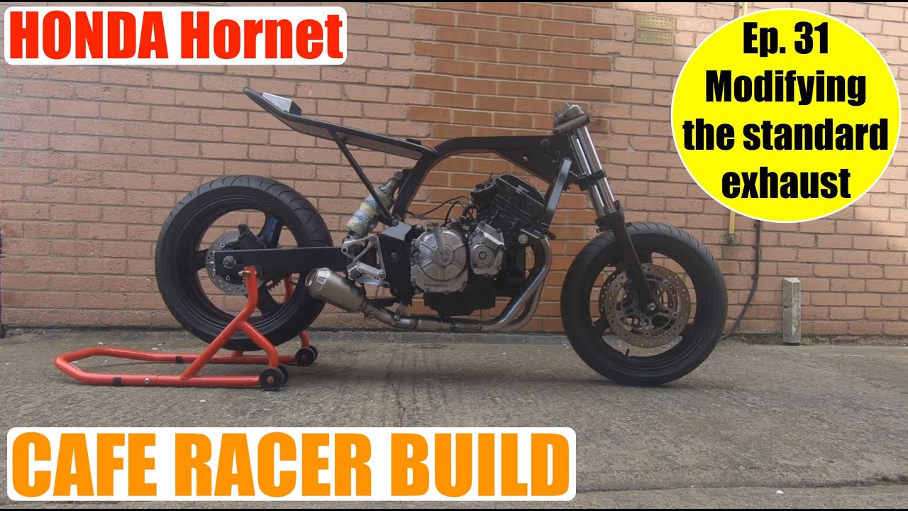 Honda Hornet Café Racer Budget Build - Episode 31 Modifying the exhaust