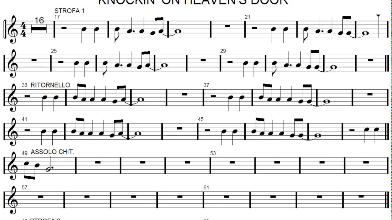 KNOCKING ON HEAVEN'S DOOR
