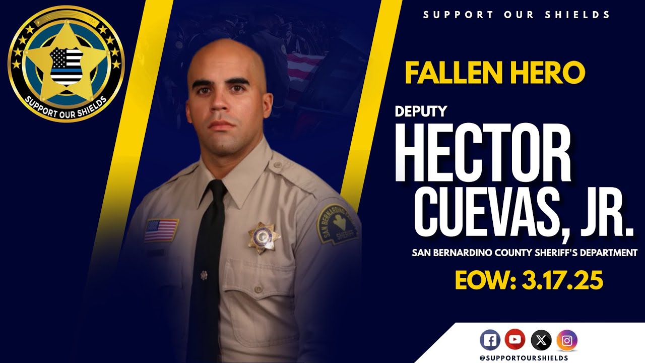 Another Officer Gone Too Soon – The Tragic Death of Deputy Cuevas Jr💙