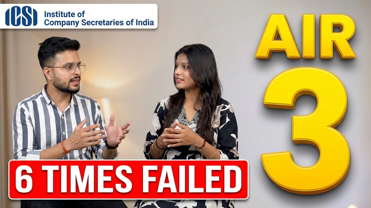 From Multiple Attempts to AIR-3 in CS Professional June 25 | The Inspiring Journey of CS Deshna Jain