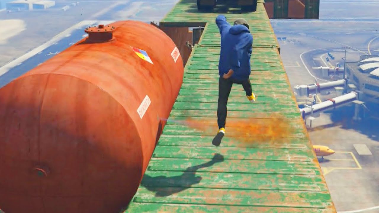 AU!! ME QUEMO!!! - CORRES O MUERES - DEATH RUN GTA V ONLINE