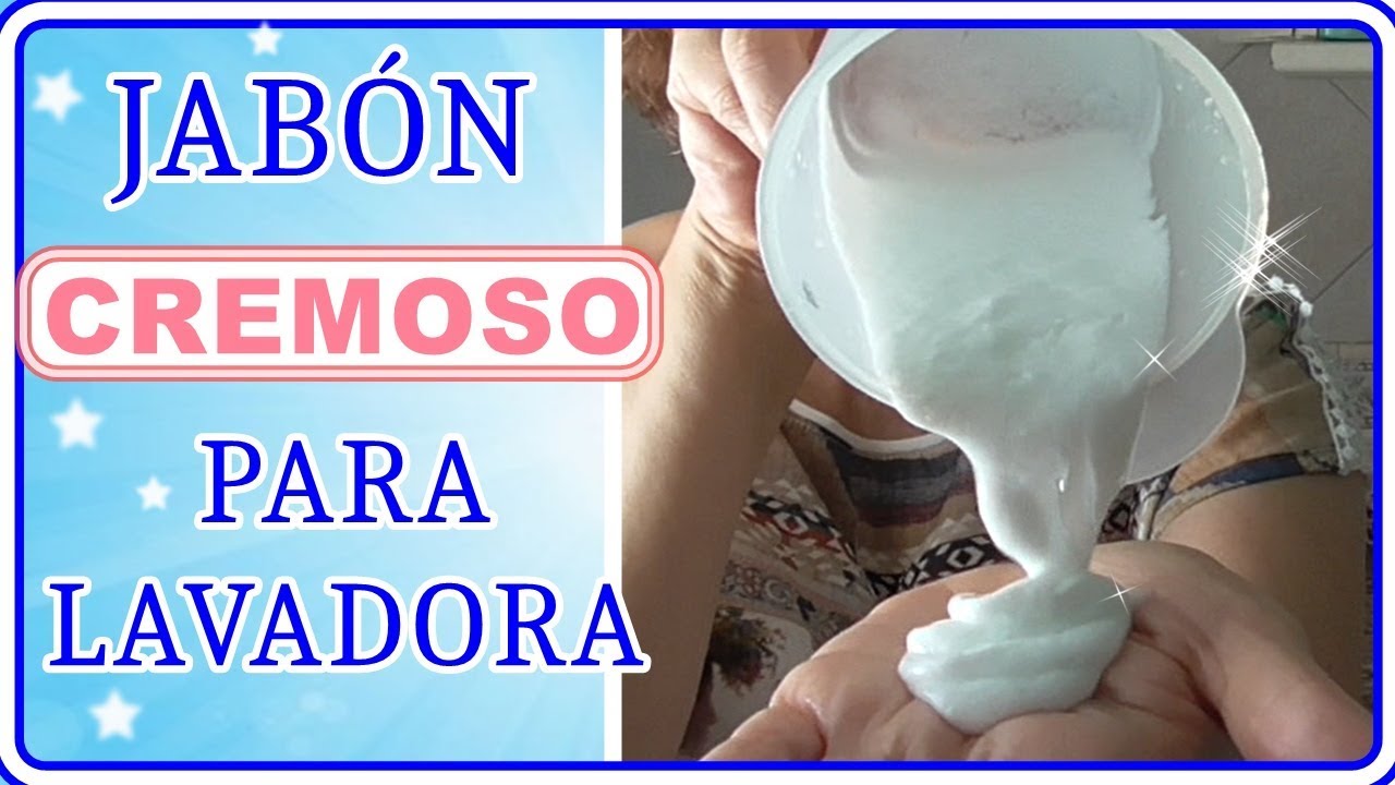 ROPA SUPER BLANCA 💎CON DETERGENTE EN CREMA, con solo una pastilla de jabon