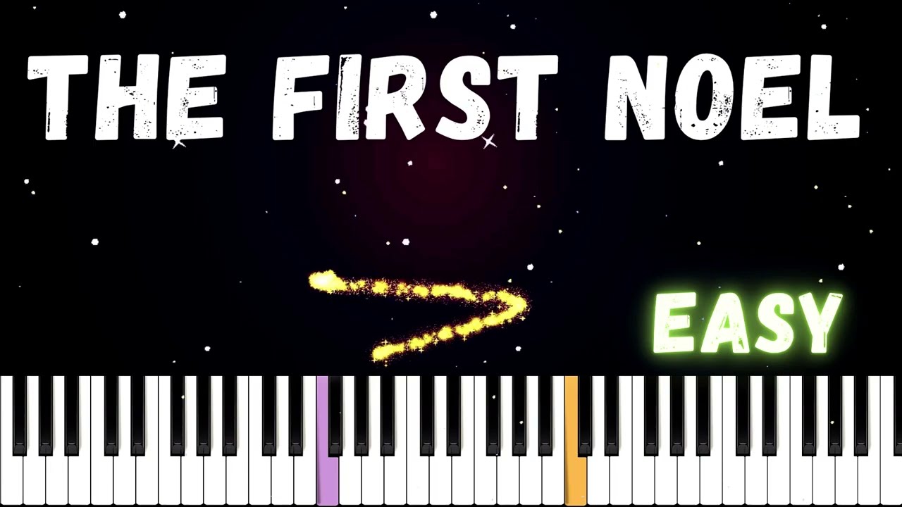 Christmas - The First Noel | EASY Piano Tutorial