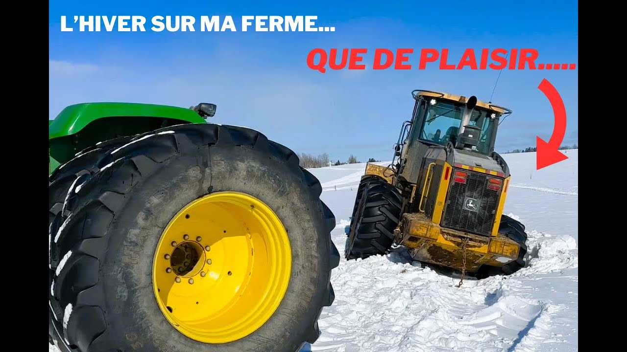L'hiver sur ma ferme...Que de plaisir....