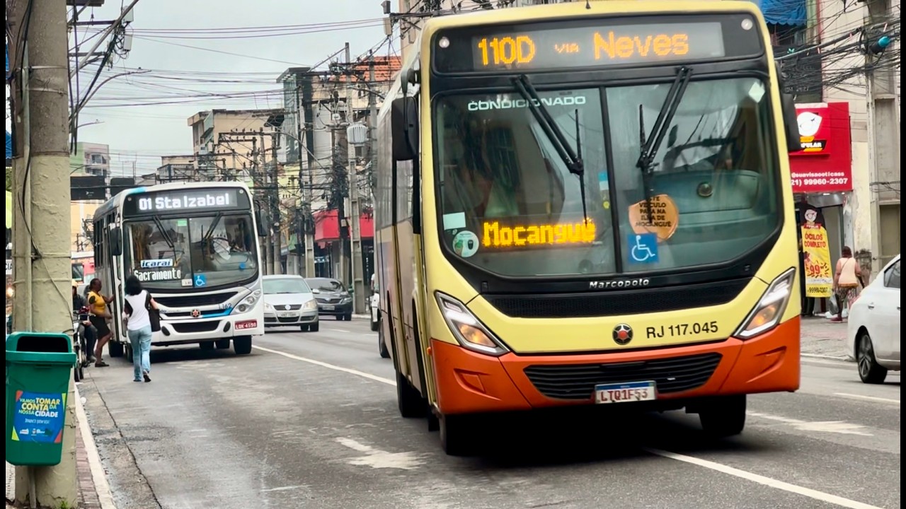 Movimentação de ônibus no Centro de São Gonçalo - RJ