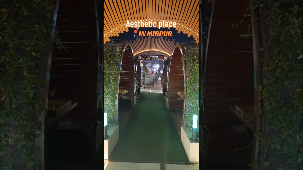 Aesthetic rooftop restaurant in Mirpur #love #nature #song #views #unfrezzmyaccount #trending #fyp