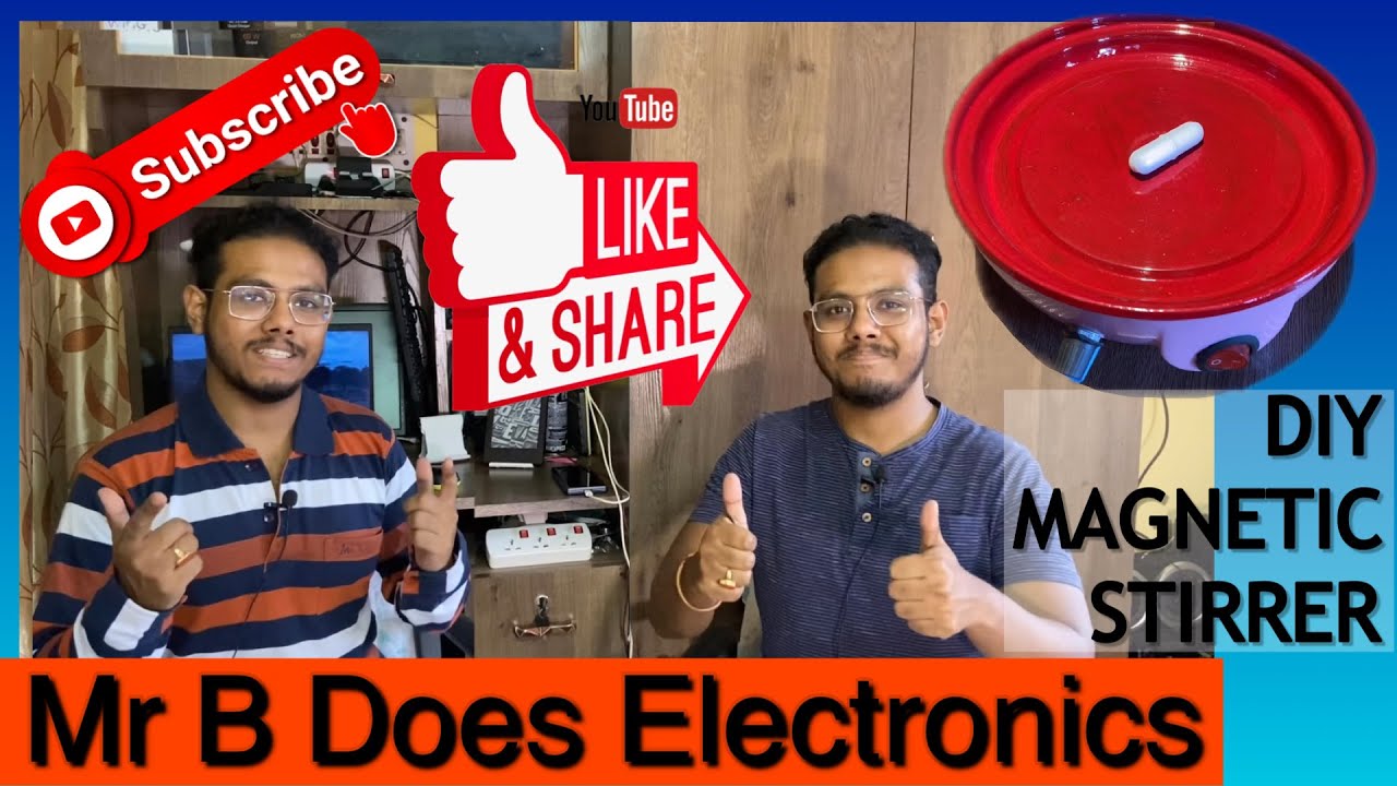 DIY Magnetic Stirrer That Works with Any Cup/Mug | How to make a portable Magnetic Stirrer