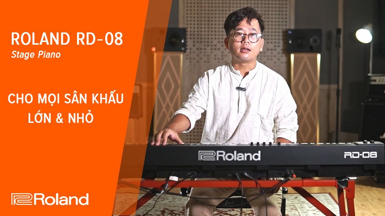 Roland Việt Nam | Đ&agrave;n Stage Piano RD-08 | Diện mạo mới, &acirc;m thanh mới cho Stage Piano