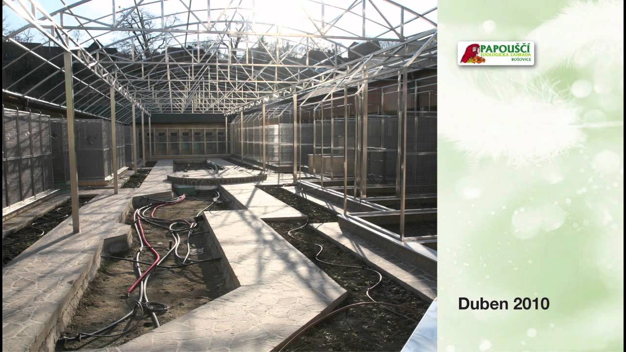 Papouščí zoo Bošovice - prohlídka zahradou