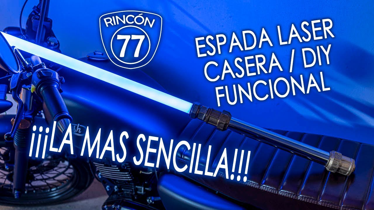 🥇TUTORIAL ESPADA LÁSER CASERA FUNCIONAL | DIY COMBAT READY LIGHTSABER 🥇