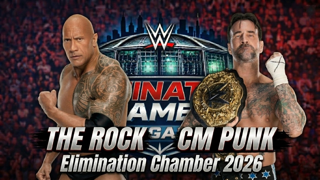 CM Punk vs The Rock | Elimination Chamber 2026 | WWE 2K25