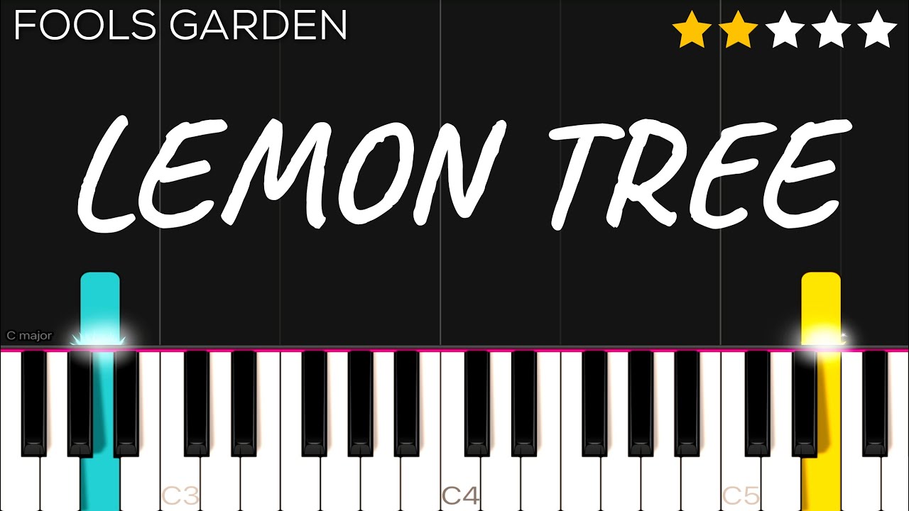 Fools Garden - Lemon Tree | EASY Piano Tutorial
