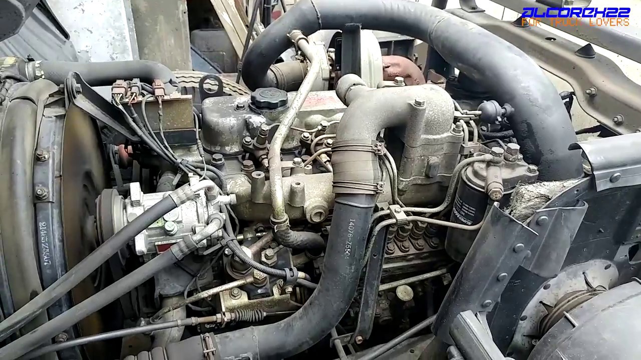 UD(Nissan Diesel) FE6(Turbocharged) Engine View