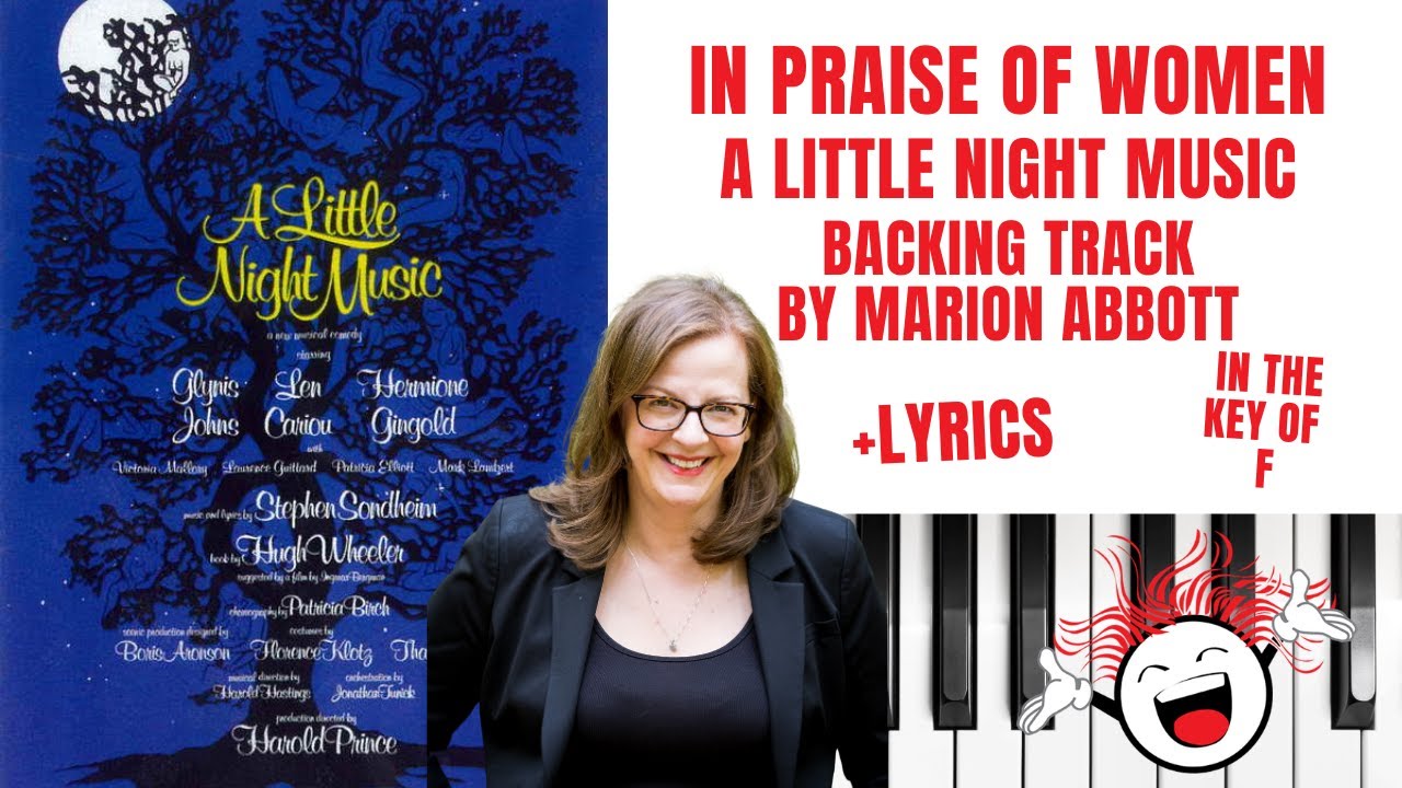 In Praise Of Women (A Little Night Music) - Backing Track & Lyrics 🎹 *F*