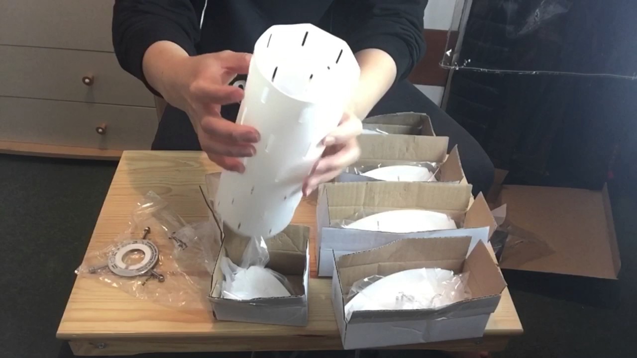 HOW TO ASSEMBLE A LOTUS LIGHT SHADE