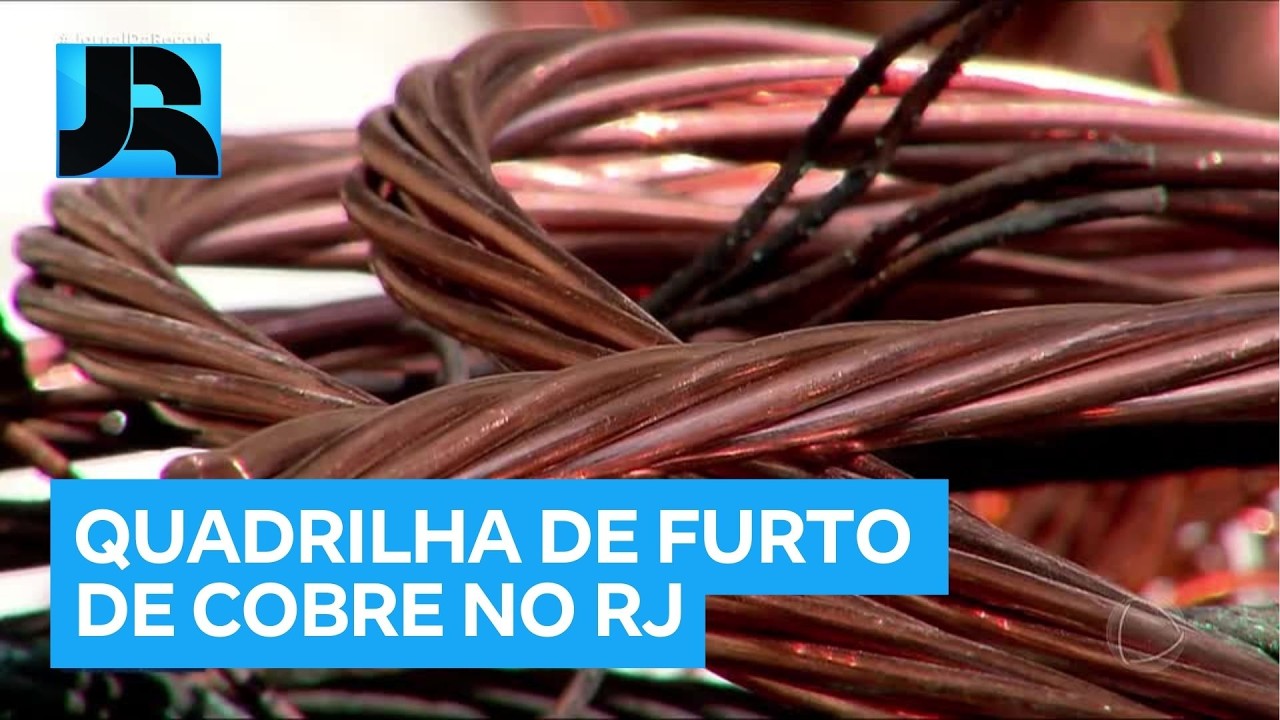 Polícia do RJ faz operação contra quadrilha especializada em furtos de cobre