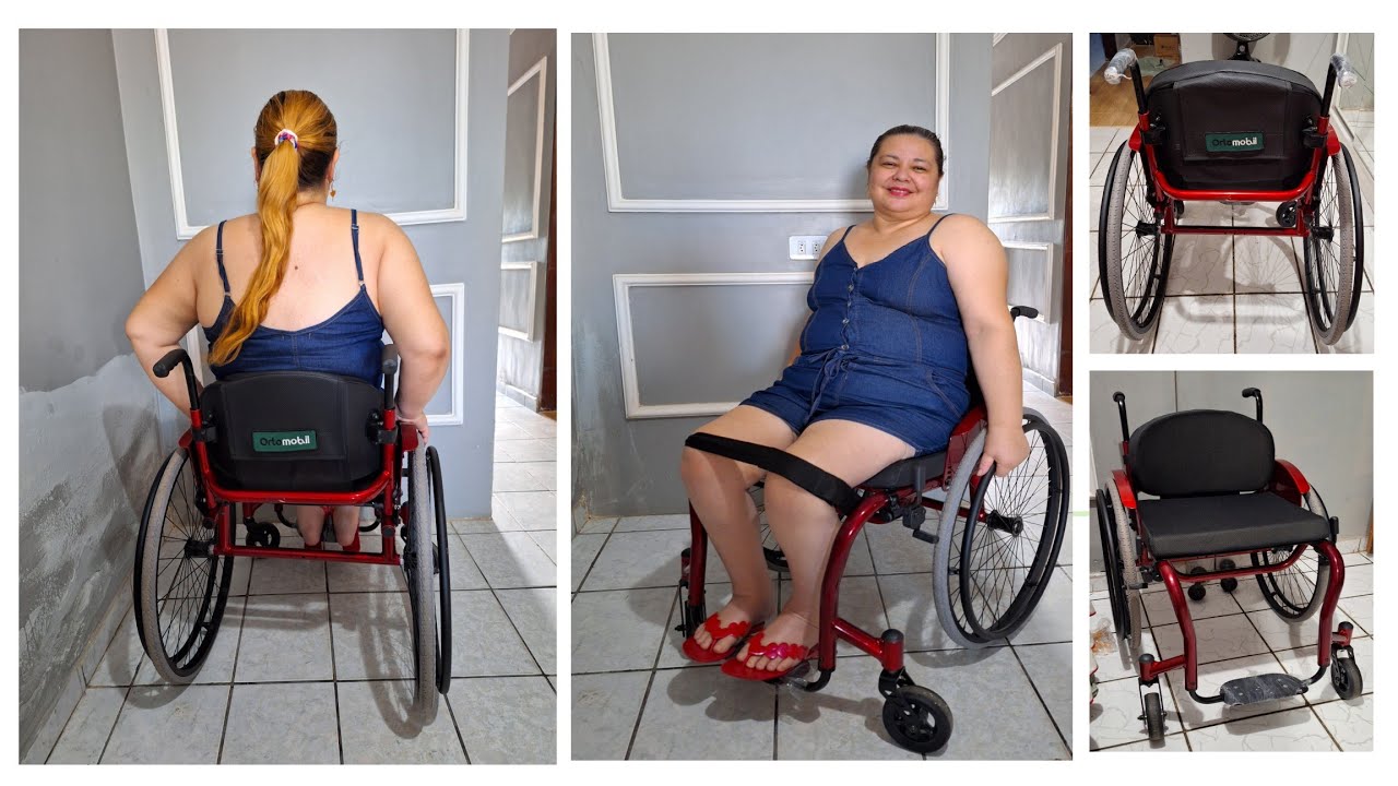 MINHA NOVA CADEIRA DE RODAS MONOBLOCO/ ORTOMOBIL MB4ER