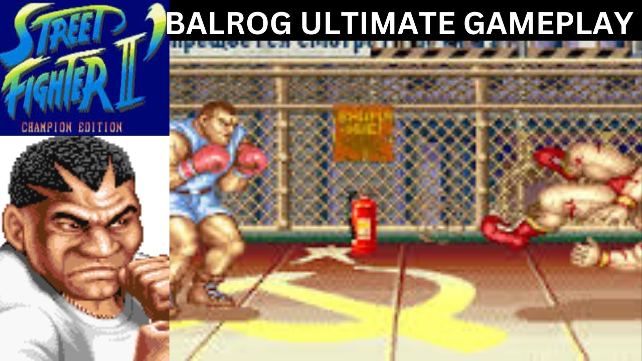 No Blocking, Just Swinging: Balrog&rsquo;s Relentless Attack #streetfighter #90sGaming