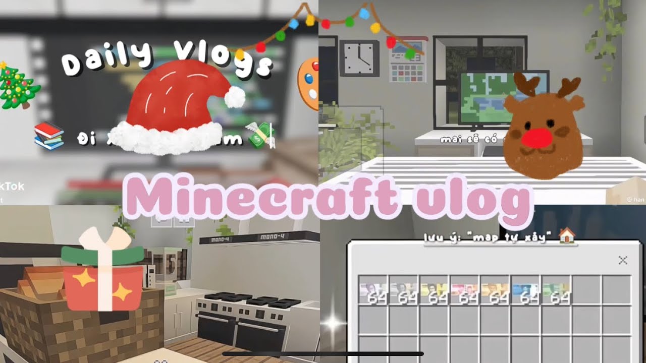 MINECRAFT VLOG | 1 số daily vlog về mine ⭐️ #vlog #minecraft