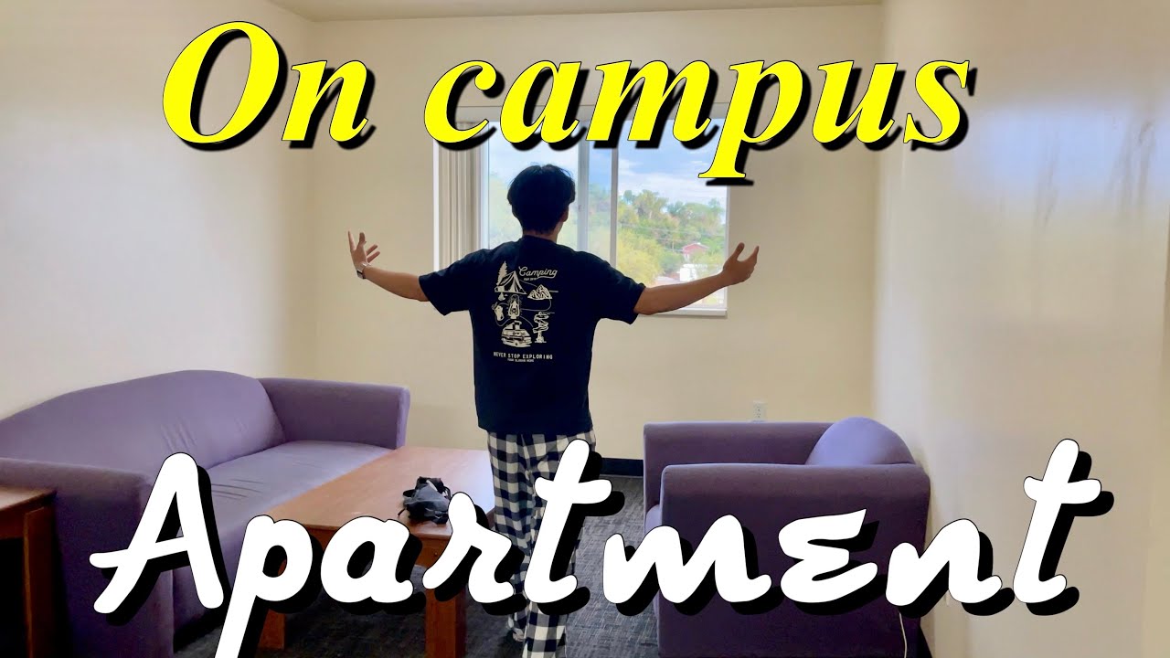 University On campus Apartment Tour || International Student In USA ||