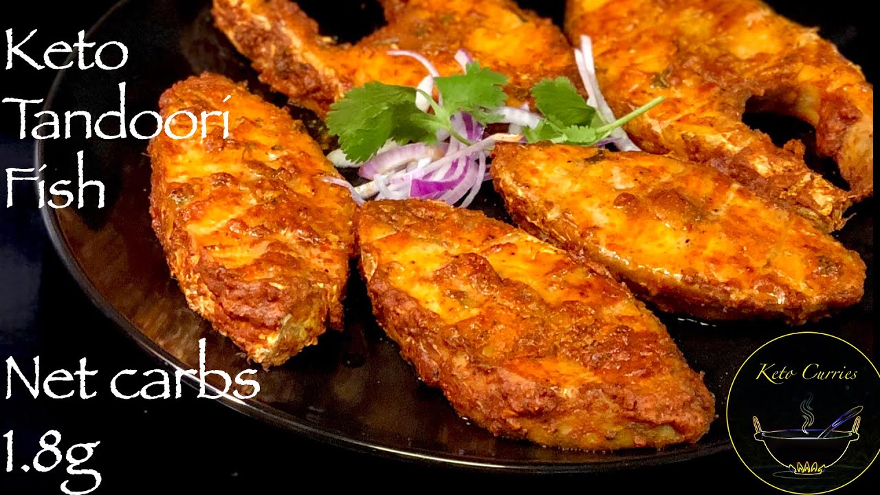 Keto Tandoori Fish (with homemade tandoori masala)|Keto Fish recipes (Indian Style)- Keto Recipes