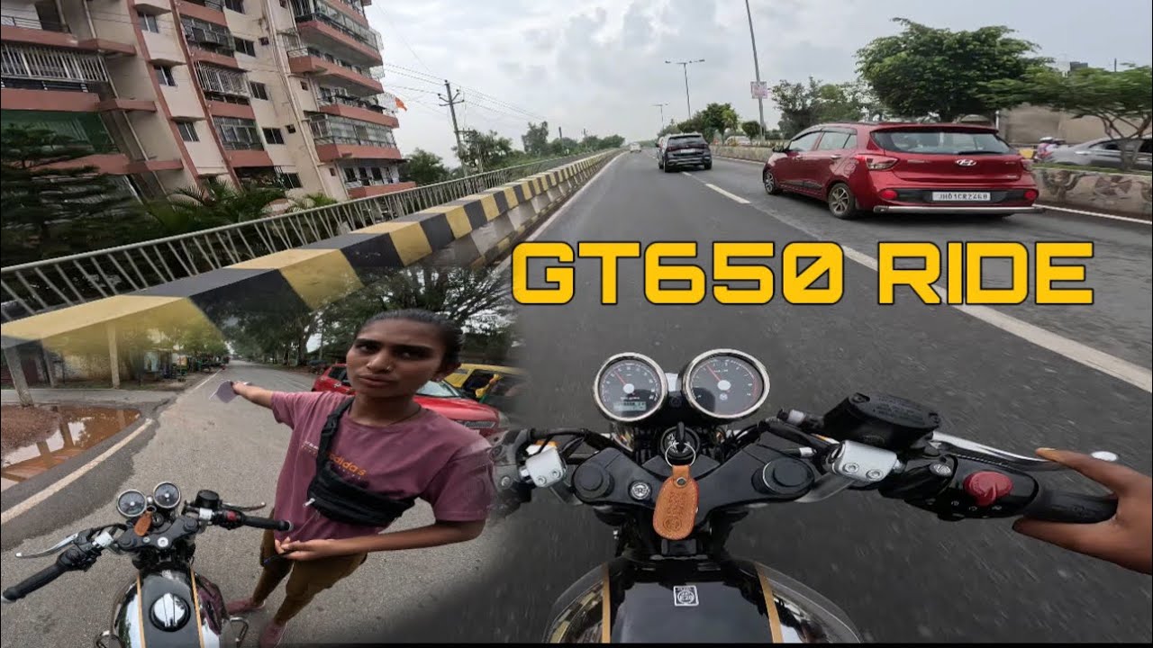 New Gat 650 Ride in Rain 🌧️Without Number Plate In Ranchi