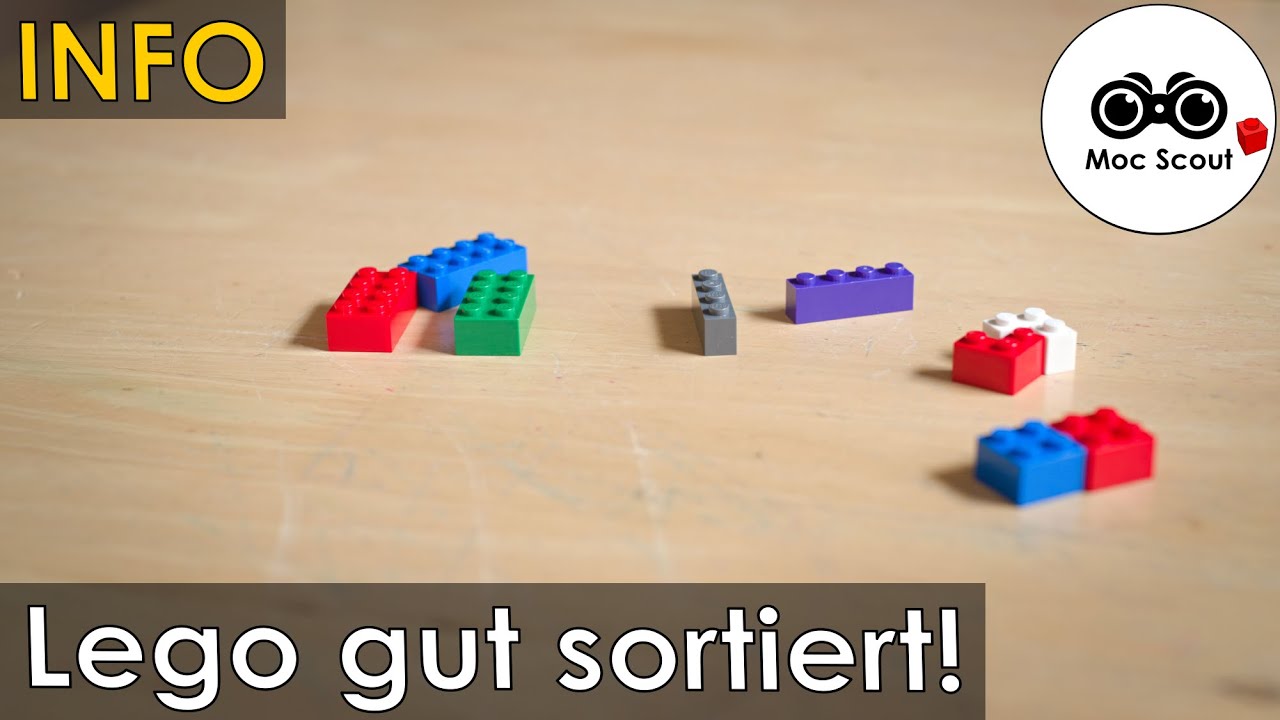 Gut sortiert ist schneller gebaut! - Legosteine sinnvoll sortieren [Info] - (2020)