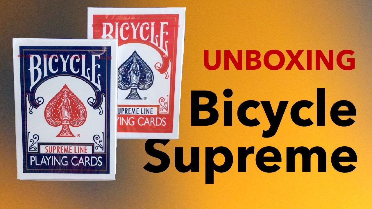 Karty Bicycle Supreme &ndash; czym r&oacute;żnią się od Rider Back&oacute;w? | Unboxing rekwizyt&oacute;w do iluzji