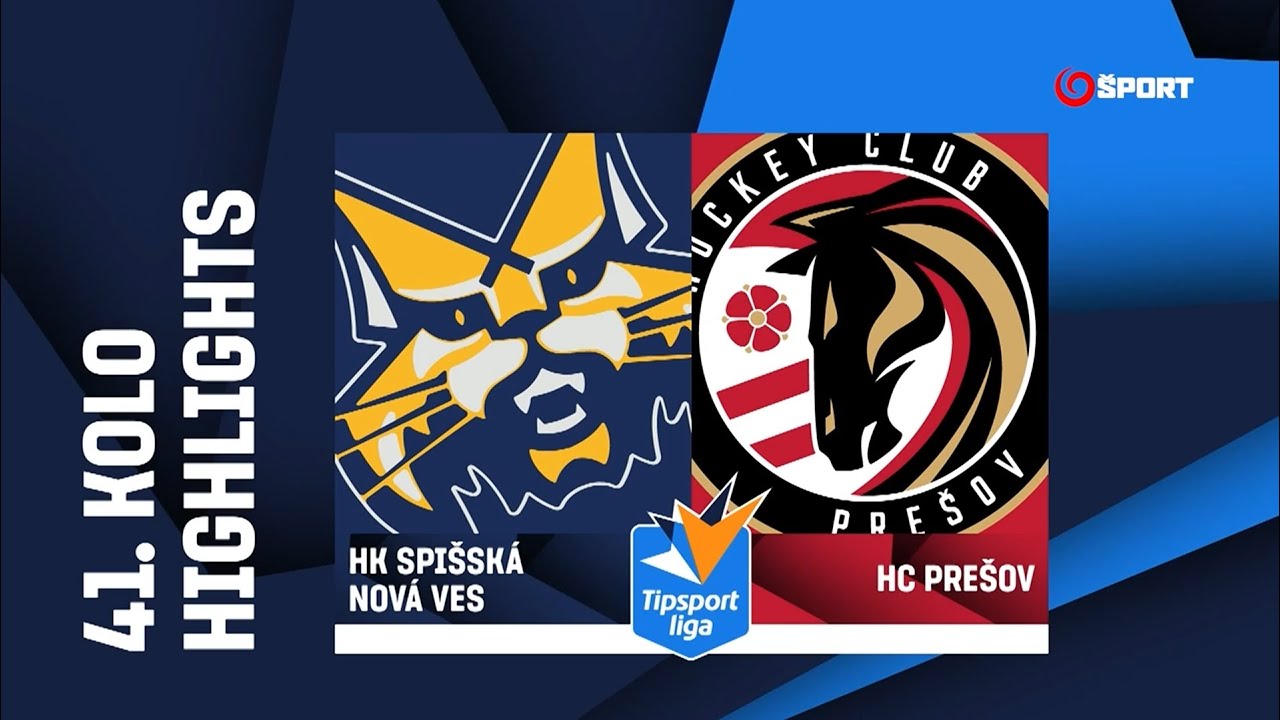 41. kolo: HK Spišská Nová Ves - HC Prešov 6:3 (1:1, 2:1, 3:1)