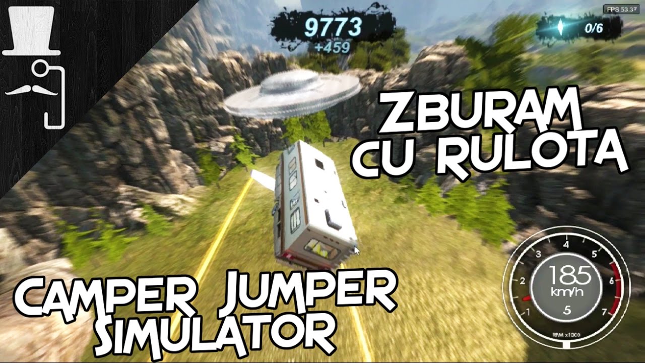 Camper Jumper Simulator | Gameplay in romana | Zburam cu rulota !