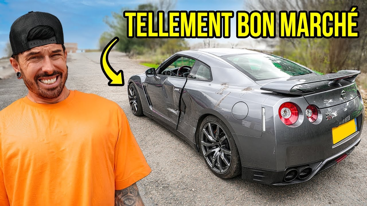 J'AI ACHETÉ UNE NISSAN GTR ACCIDENTÉE, PUIS JE L'AI RECONSTRUITE EN 24 HEURES