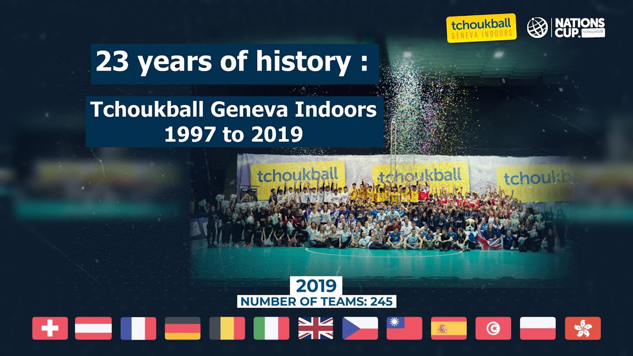 23 years of history / Tchoukball Geneva Indoors 1997 to 2019