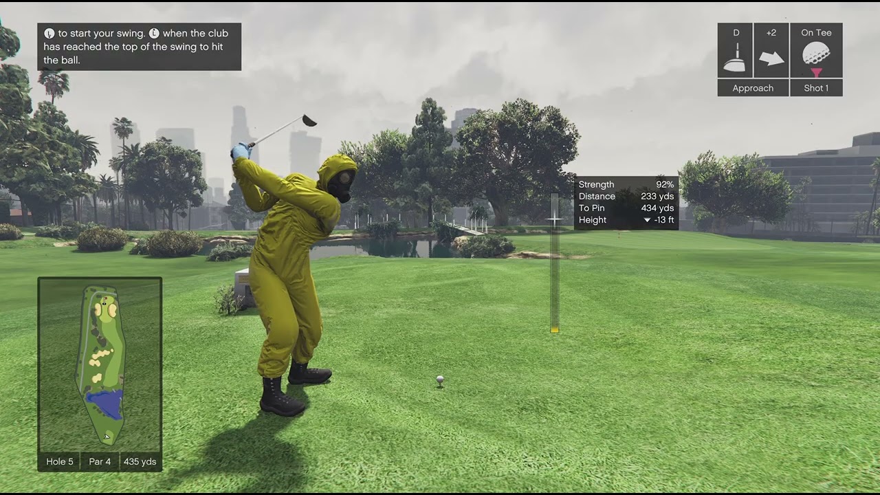 I'm just doing golf online.
