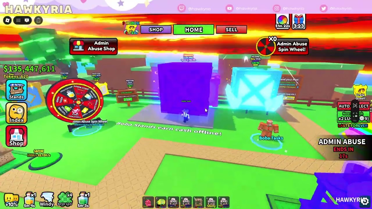 Roblox - My Boba Stand - Admin Abuse