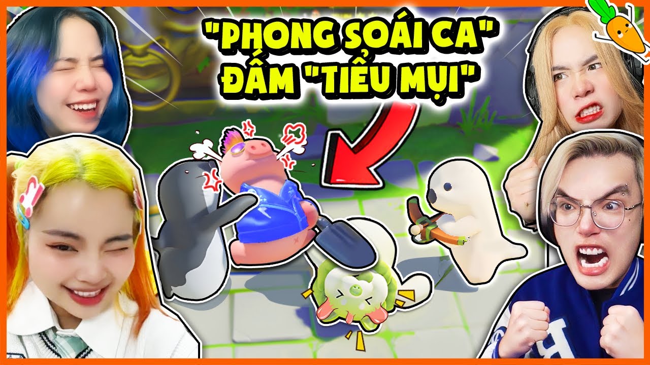 Kamui và Hero Team Chơi PARTY ANIMALS Nhưng Phong Soái Ca Đấm Tiểu Mụi Gãy Lưng